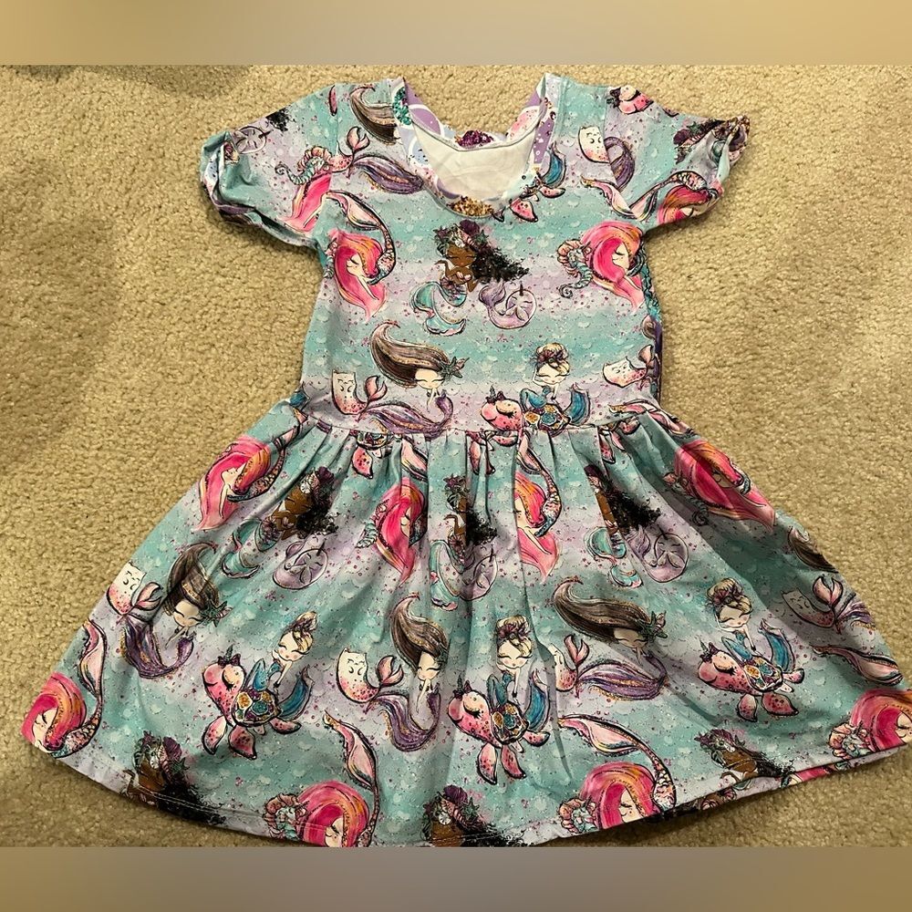 Brand new custom made mermaid tunic sz 8